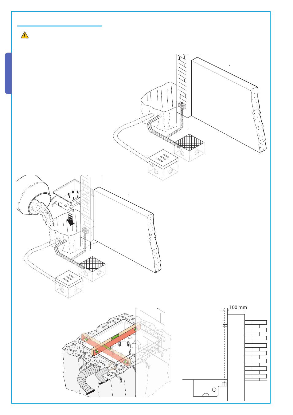 English, 4 preparing the foundation box | CAME Superfrog User Manual | Page 6 / 12