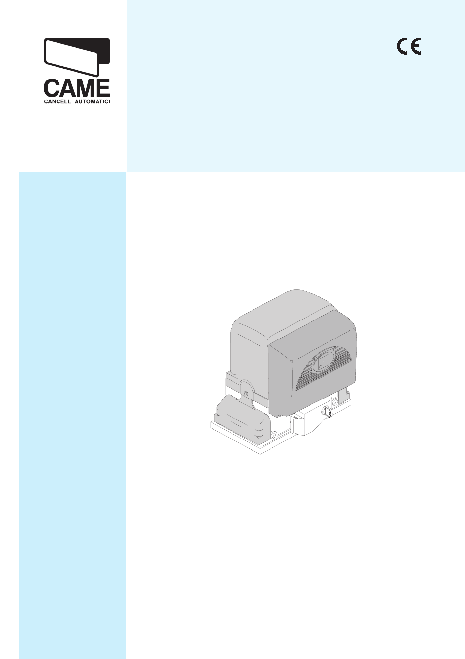 CAME BX-P Kit User Manual | 18 pages