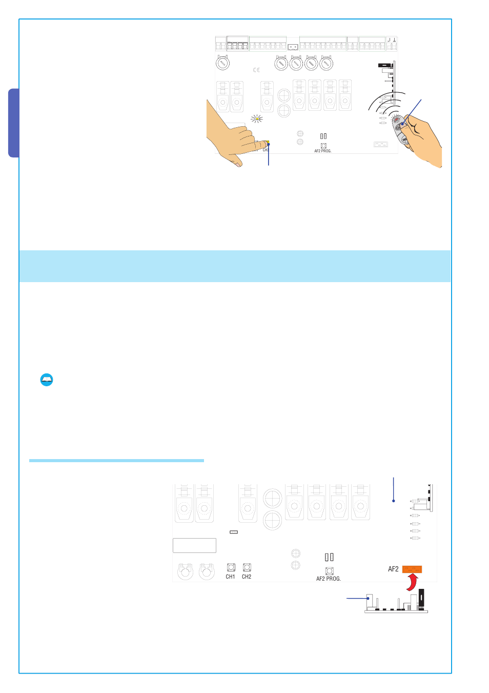 English, 1 preparation of the radio board (af2) | CAME BX-P Kit User Manual | Page 14 / 18