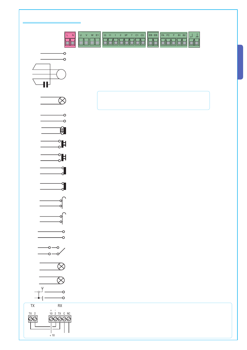 3 electrical connections, English | CAME BX-P Kit User Manual | Page 9 / 18