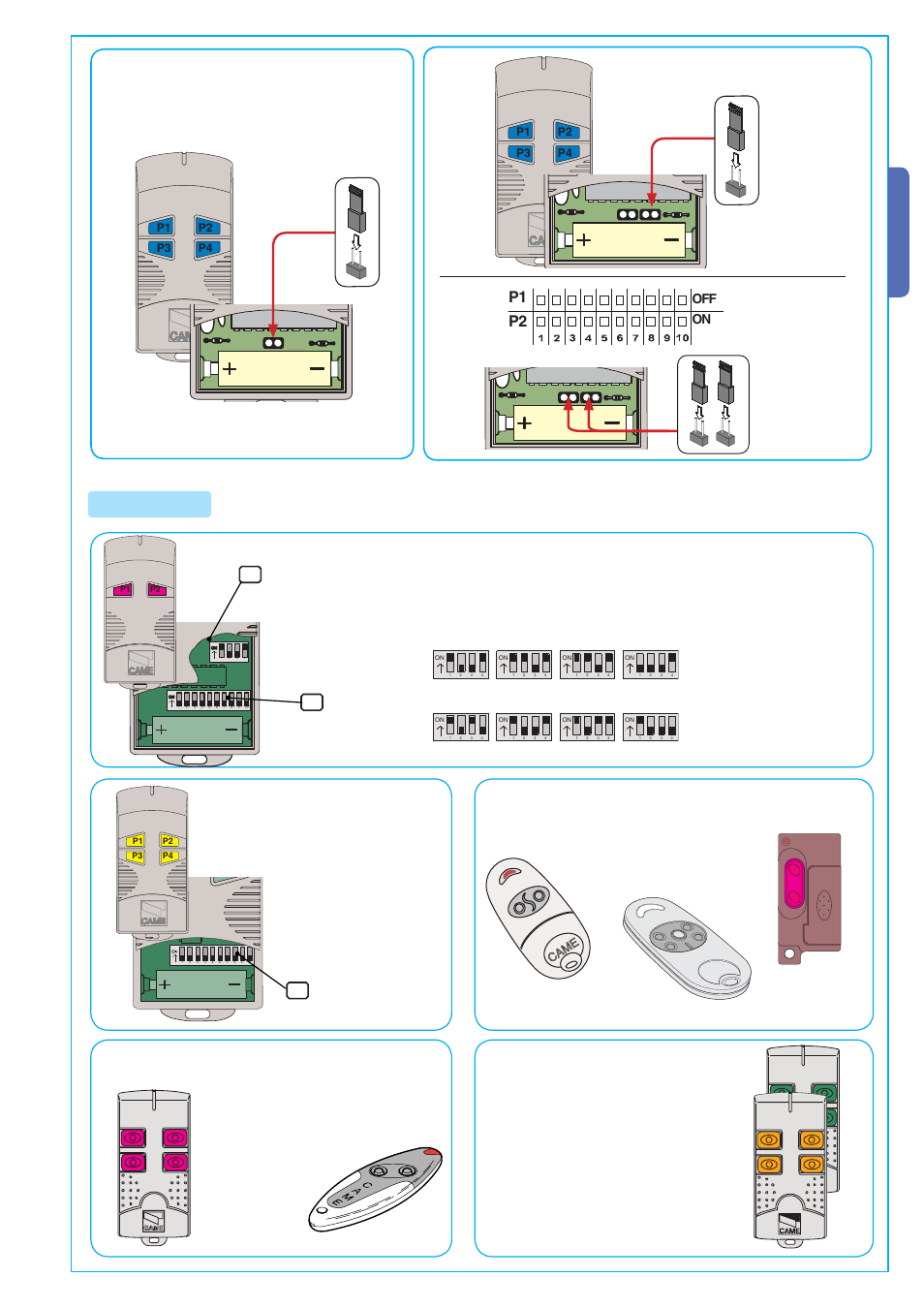 English top series | CAME BX-241 User Manual | Page 13 / 16