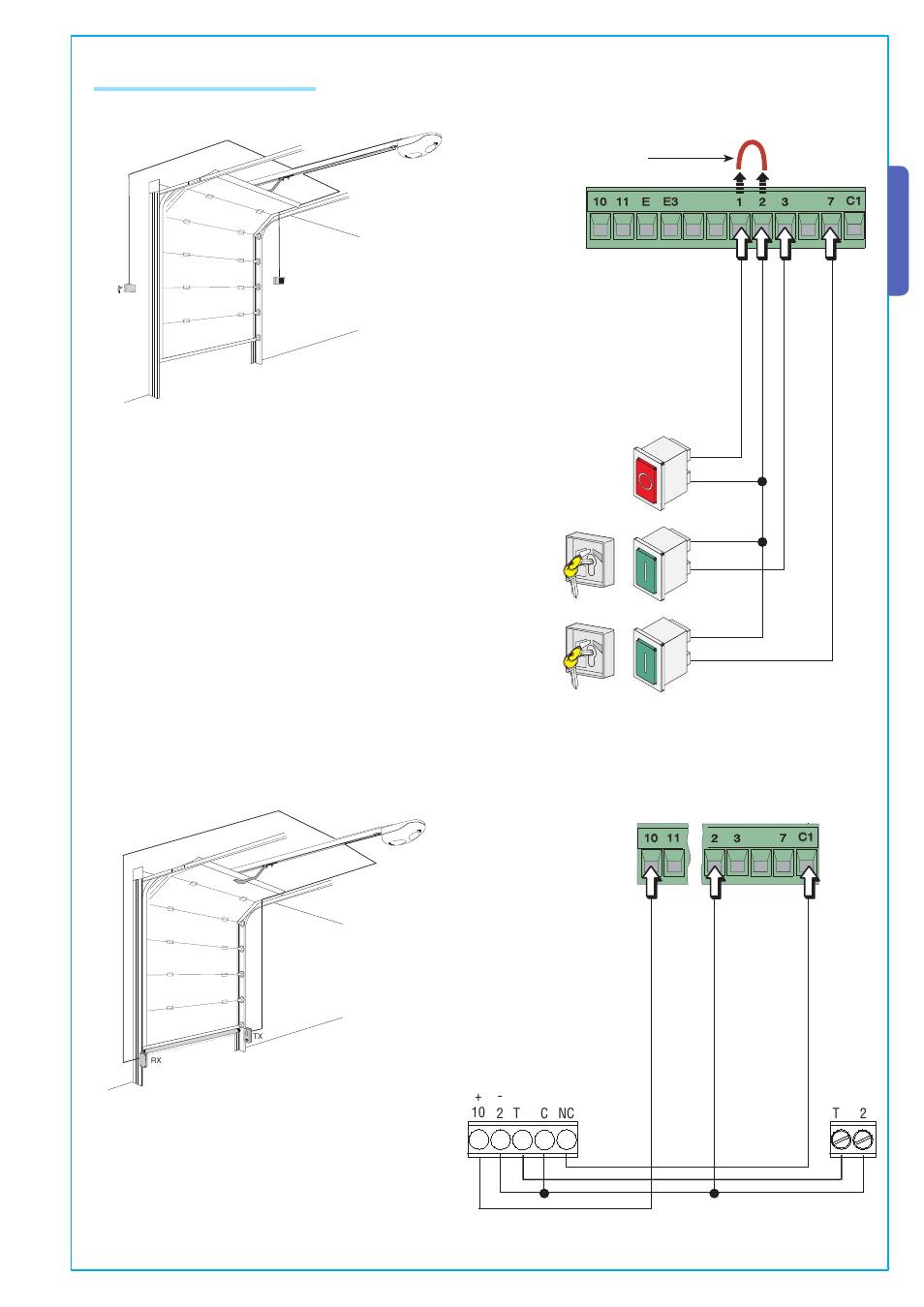 Rx tx, English | CAME Ver U4512-B Kit User Manual | Page 13 / 24