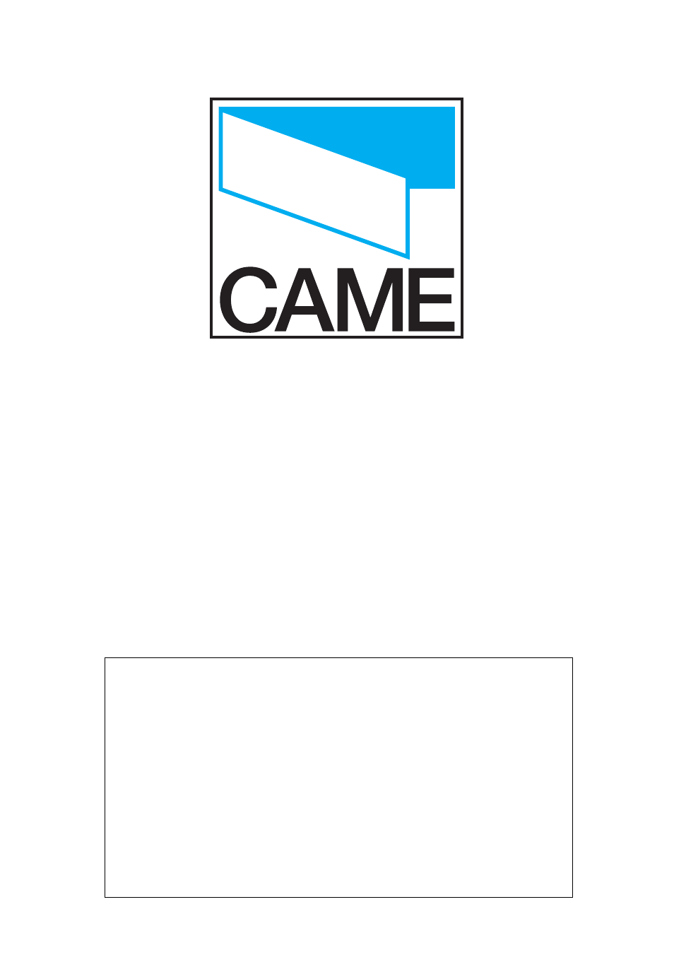 Contact information | CAME Frog-AEP24 Kit User Manual | Page 32 / 32