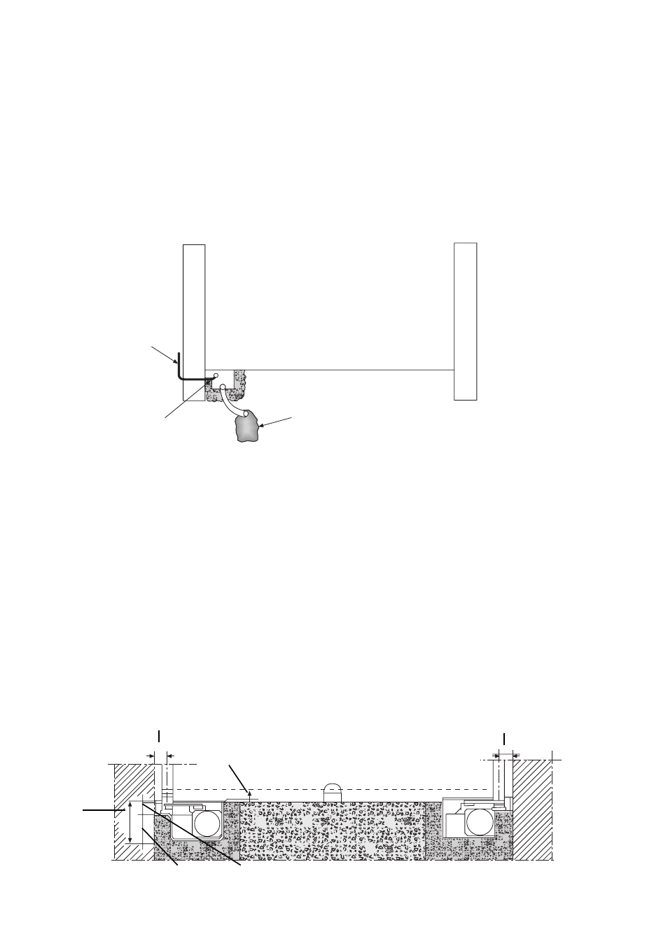 1 - installation of foundation casings | CAME Frog-AEP24 Kit User Manual | Page 4 / 32