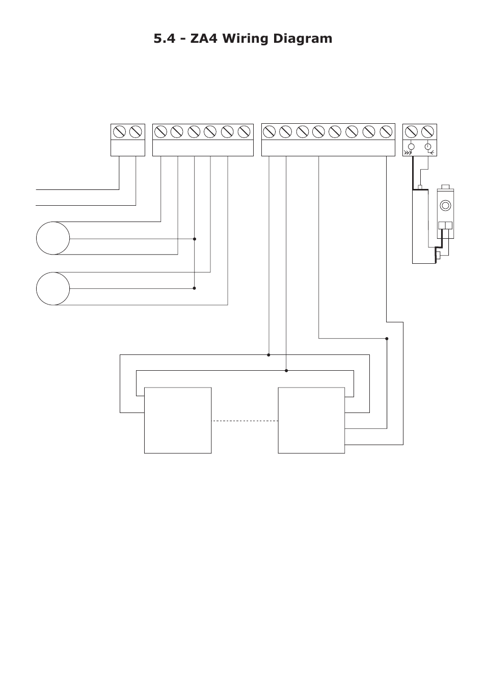4 - za4 wiring diagram | CAME Ati-P324 Kit User Manual | Page 30 / 36