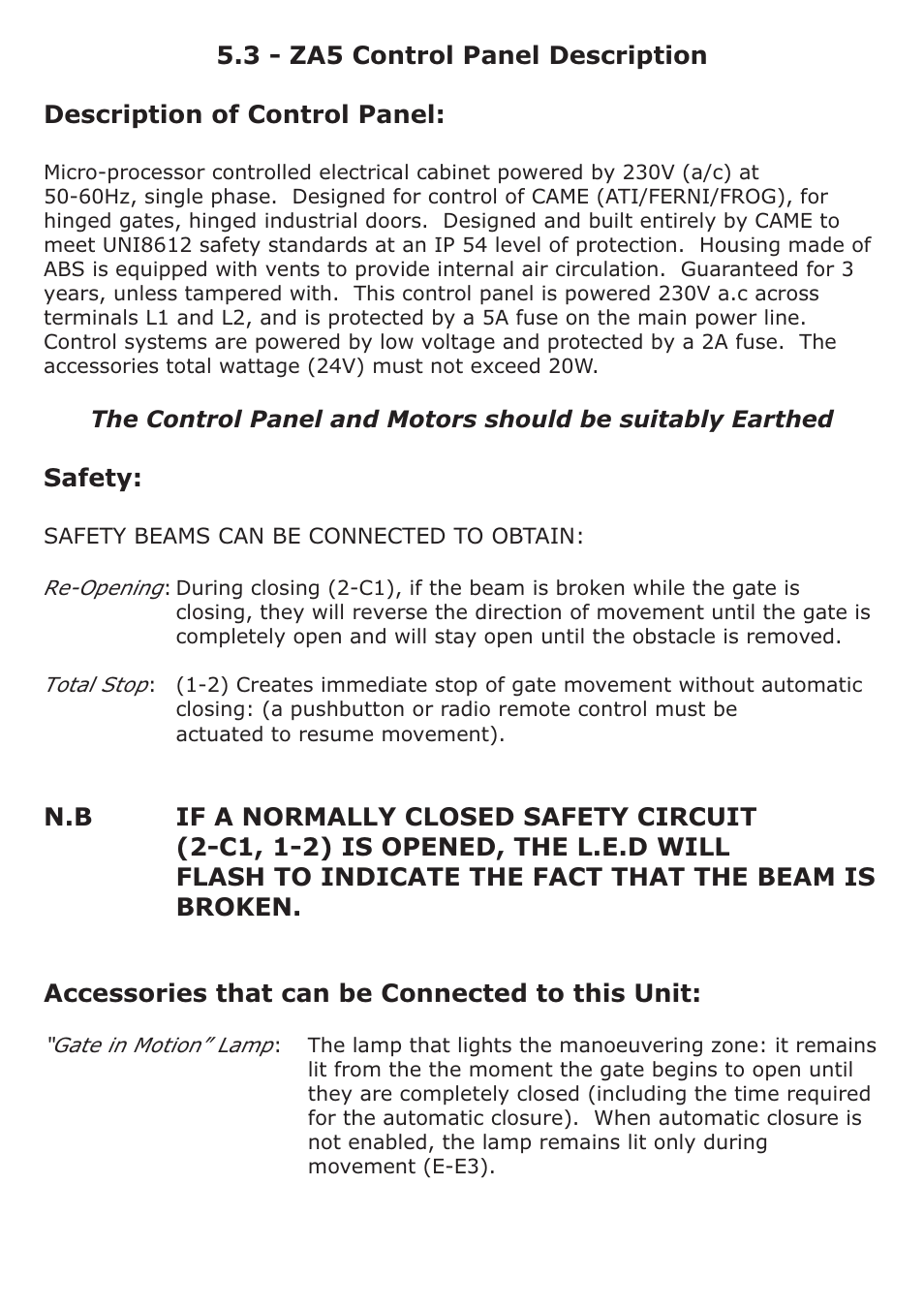 CAME Ati-S324 Kit User Manual | Page 28 / 36