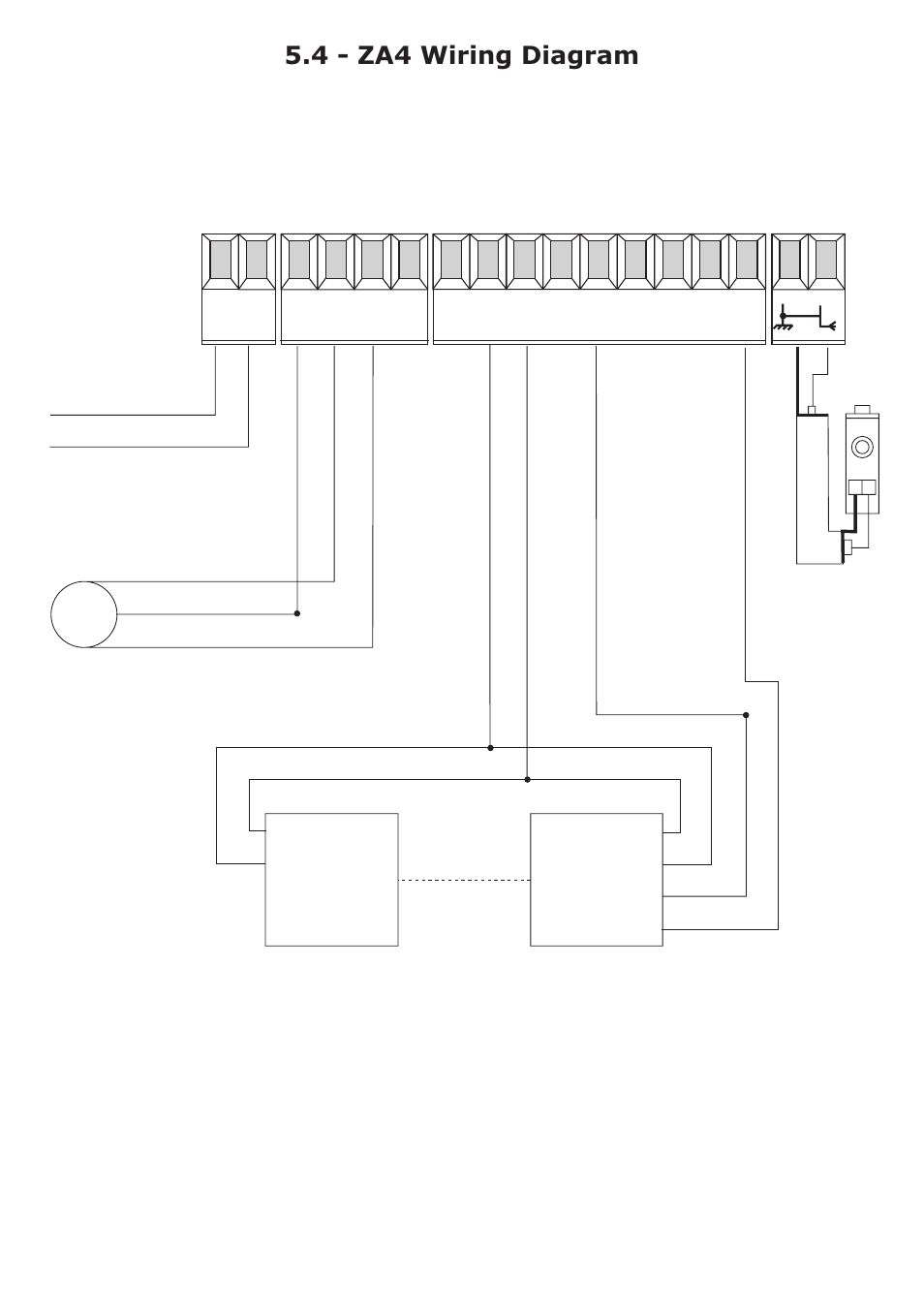 4 - za4 wiring diagram | CAME Ati-S324 Kit User Manual | Page 30 / 36