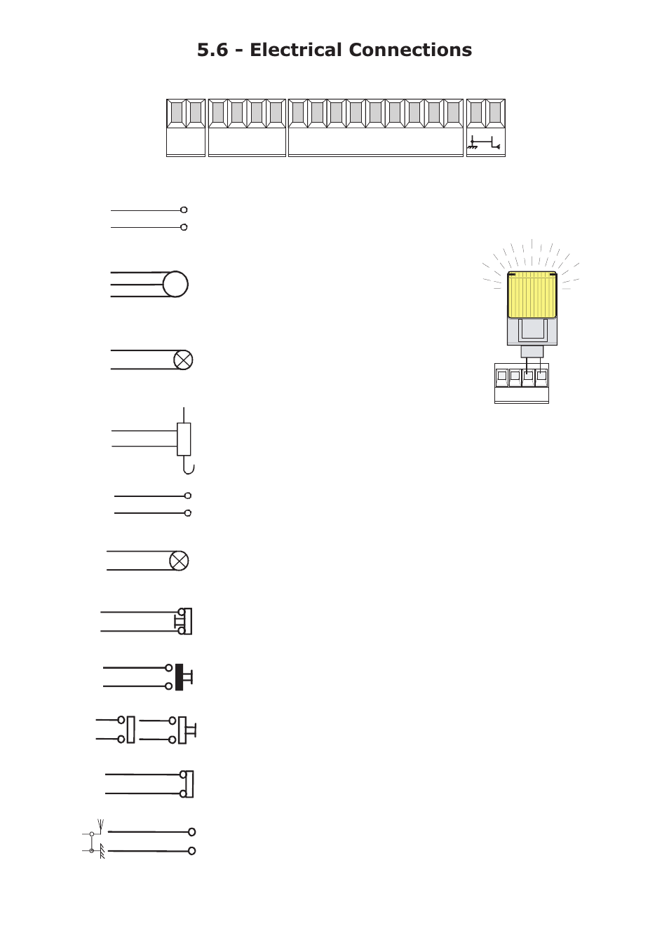 6 - electrical connections | CAME Ati-S324 Kit User Manual | Page 32 / 36