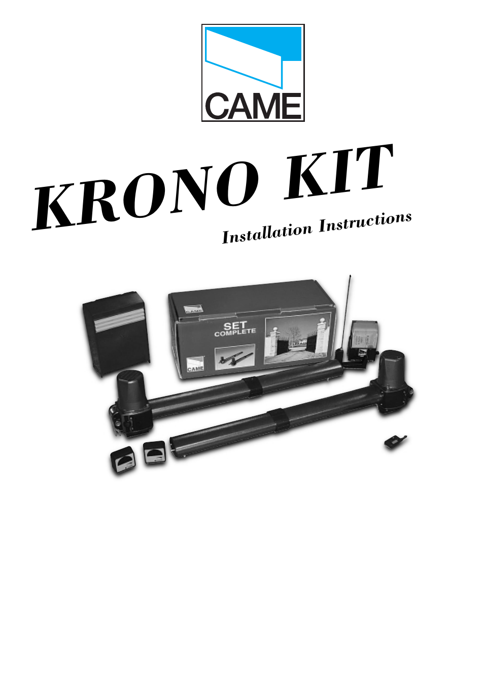 CAME Krono-S5D Kit User Manual | 32 pages