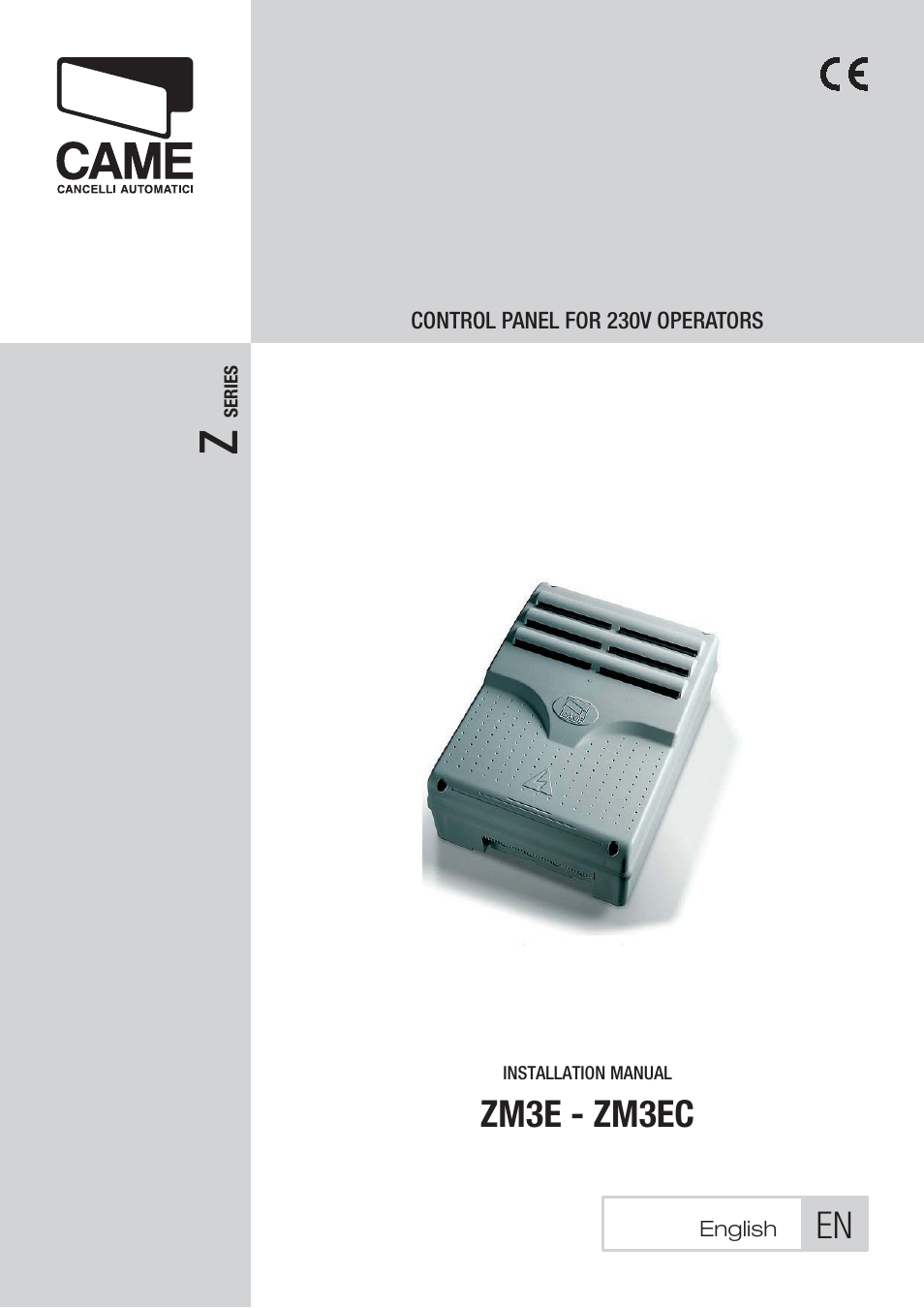 CAME Axo-S7 Kit User Manual | 30 pages