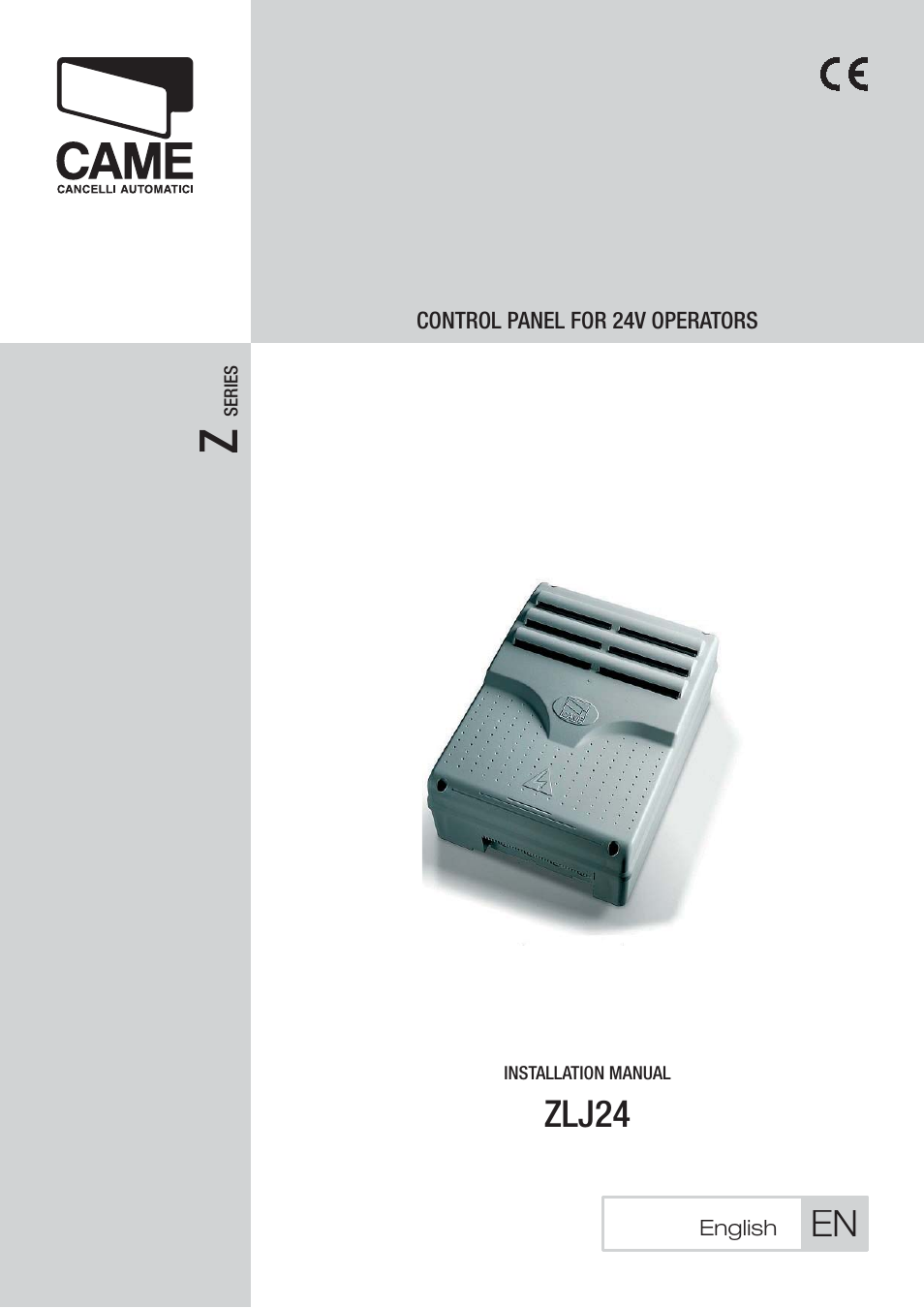 CAME Axo-S524 Kit User Manual | 32 pages