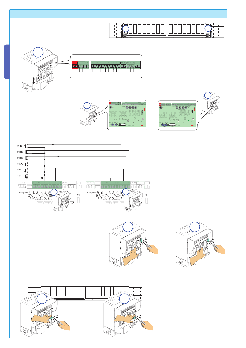 English | CAME BK-12P Kit User Manual | Page 16 / 18