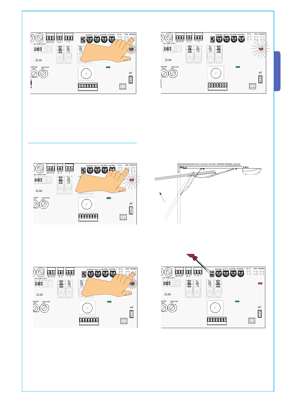 English, Programming the end-stop in the opening phase | CAME Ver U4480-B Kit User Manual | Page 15 / 22