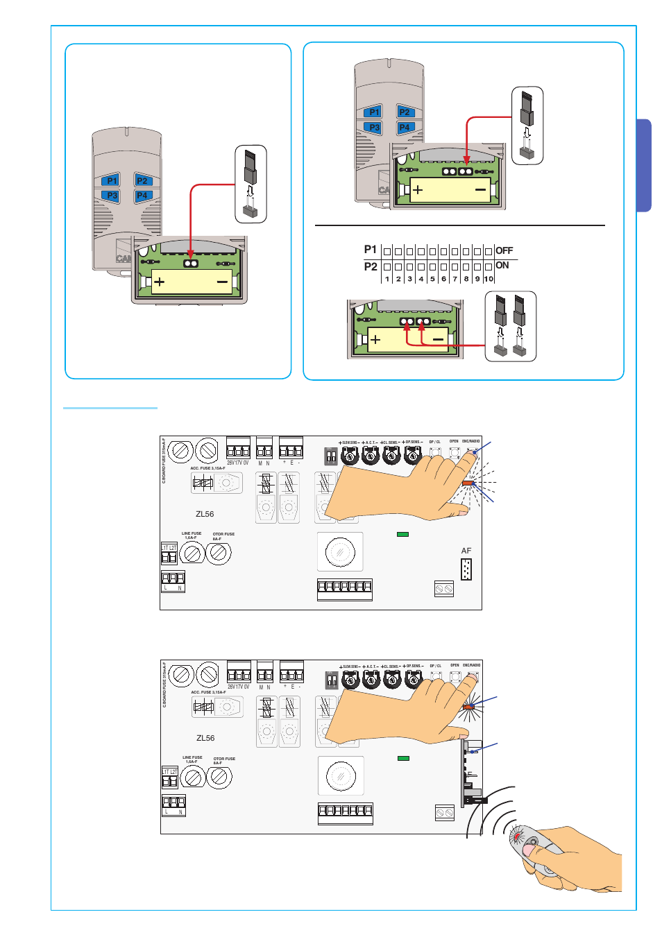 English | CAME Ver U4480-B Kit User Manual | Page 19 / 22