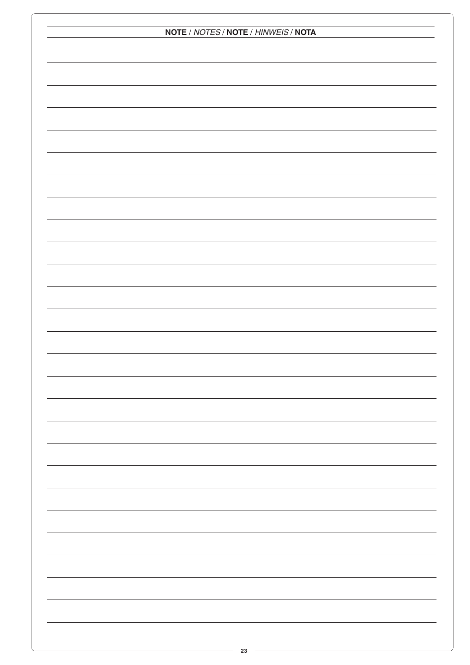 CAME G4000 User Manual | Page 23 / 24