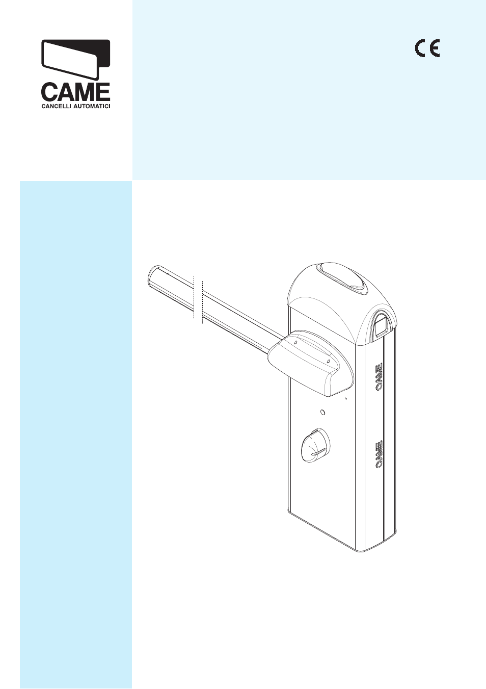 CAME Gard 8 230v A.C User Manual | 16 pages