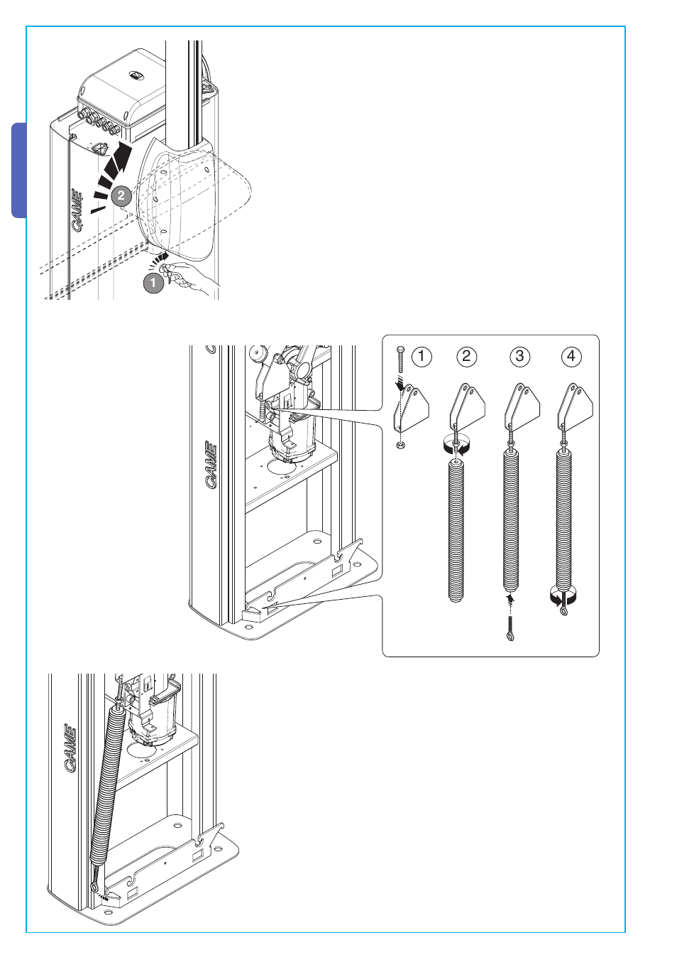 English | CAME Gard 8 230v A.C User Manual | Page 10 / 16