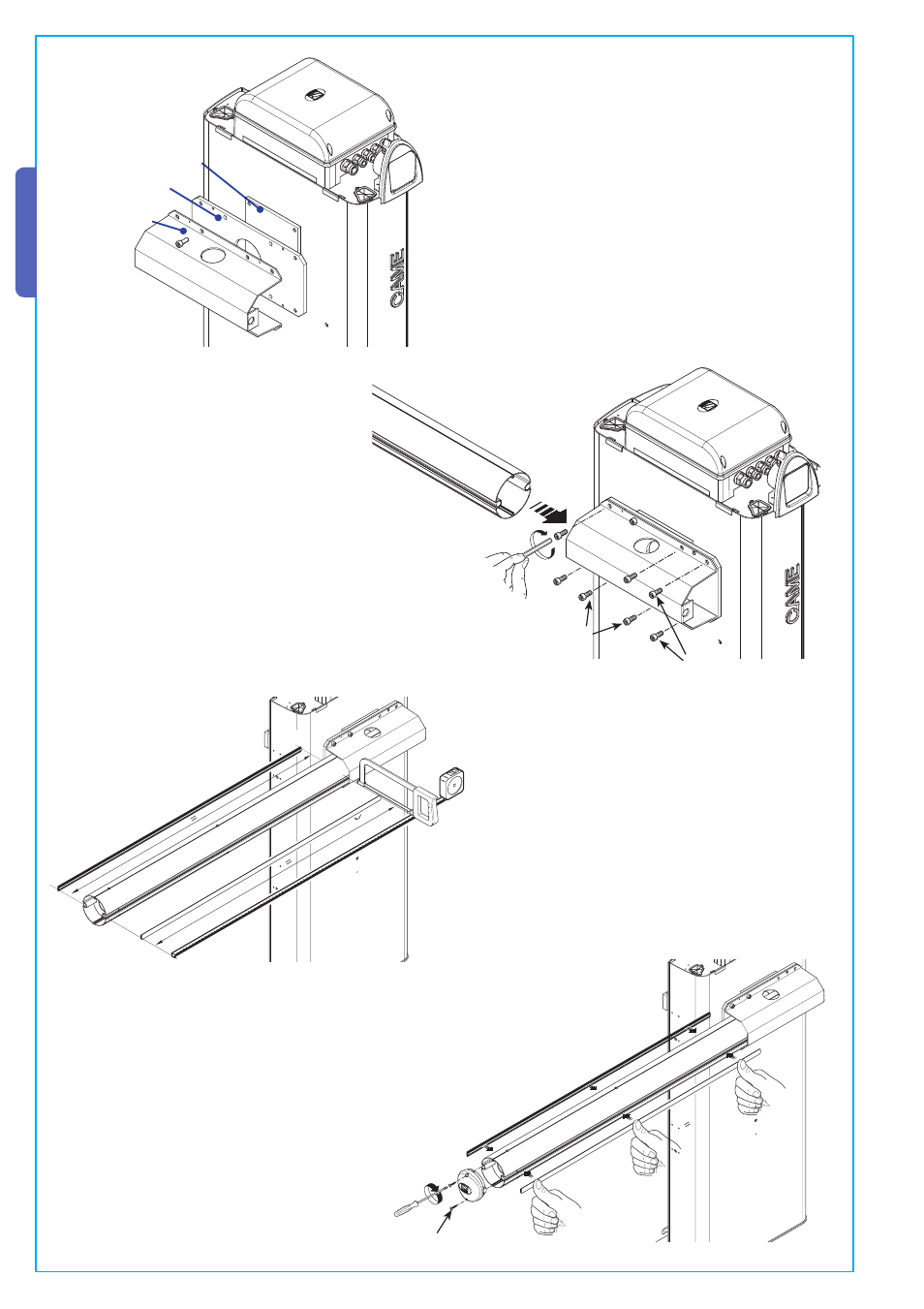 English | CAME Gard 8 230v A.C User Manual | Page 8 / 16