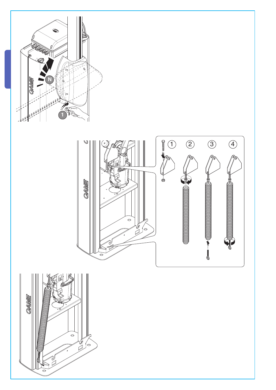 English | CAME Gard 8 24v D.C User Manual | Page 10 / 16