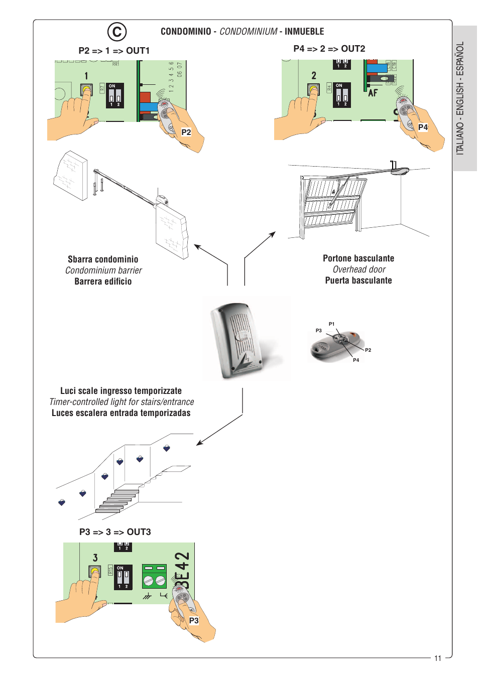 CAME Tra08 User Manual | Page 11 / 12