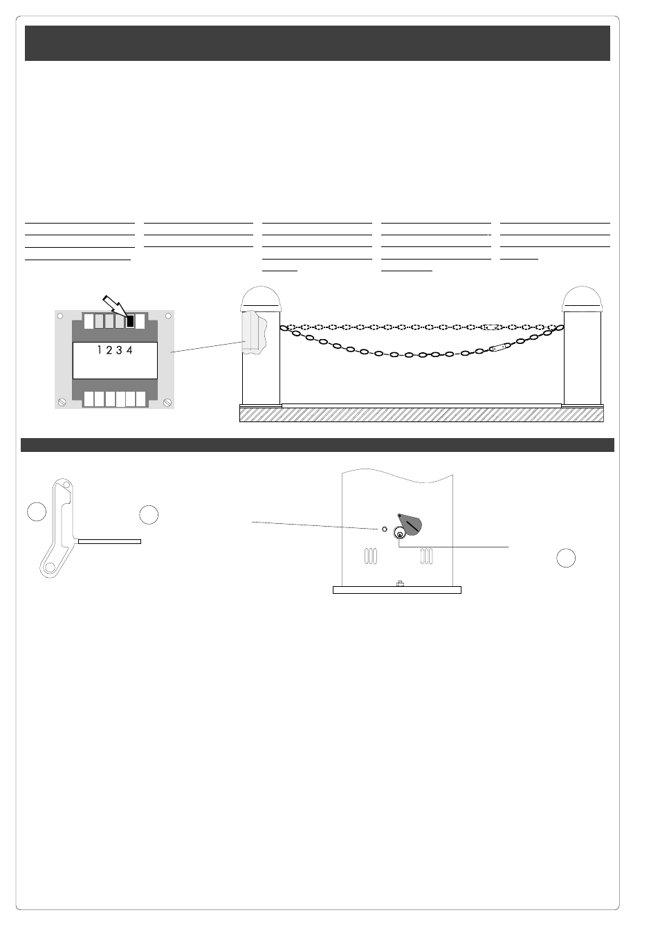 CAME Cat Chain Barrier User Manual | Page 8 / 16