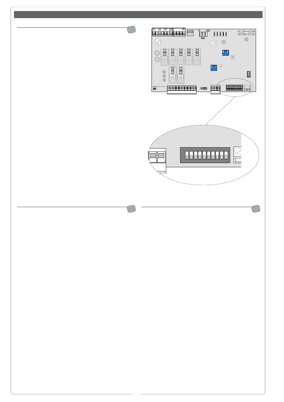 Dip switch | CAME Cat 24v D.C User Manual | Page 14 / 24