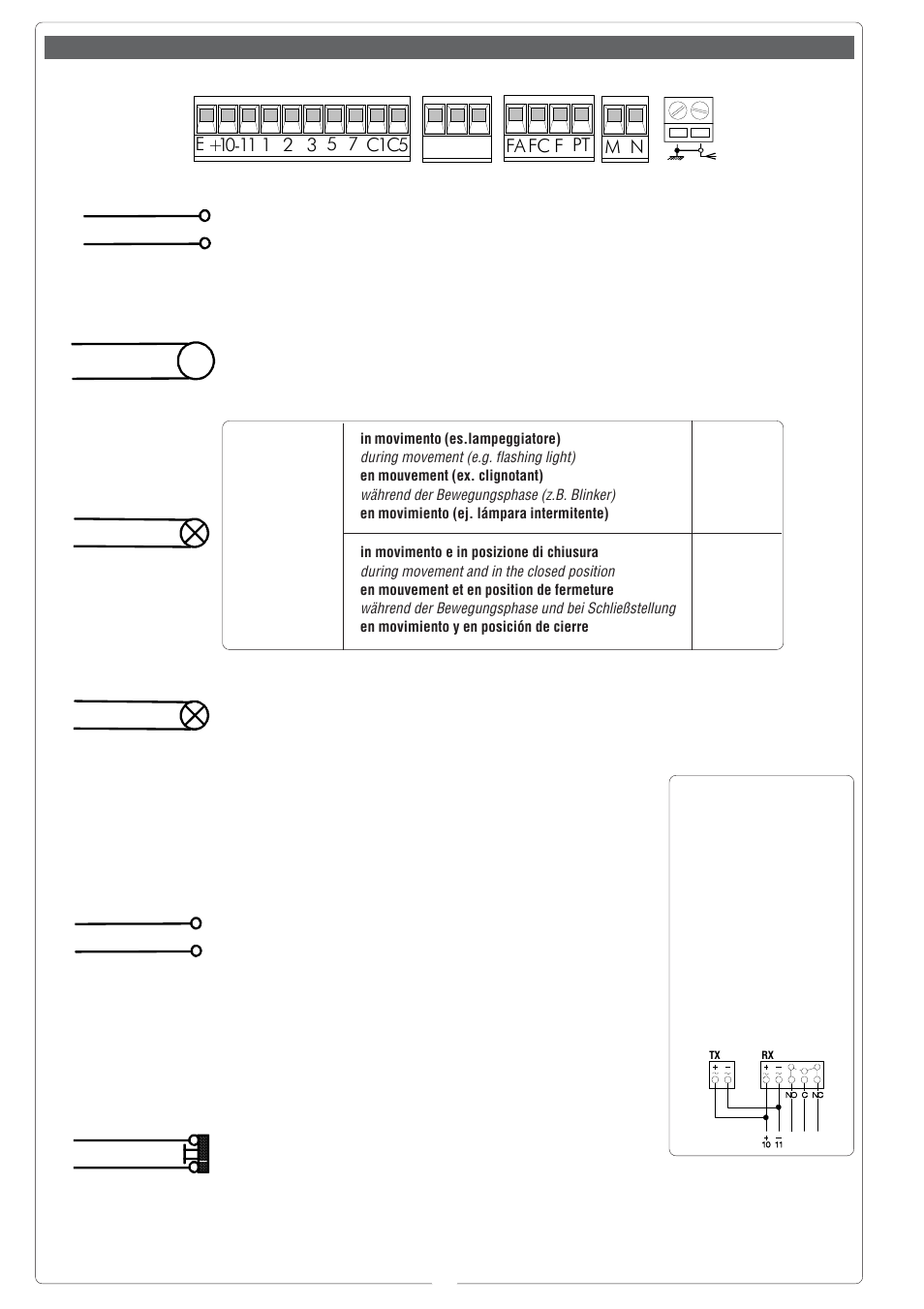 CAME Cat 24v D.C User Manual | Page 16 / 24
