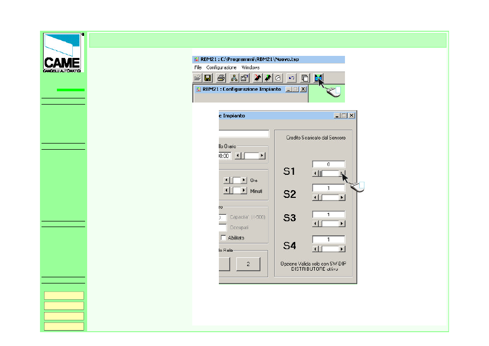 Management credits, Rbm21 | CAME RBM21 User Manual | Page 18 / 19