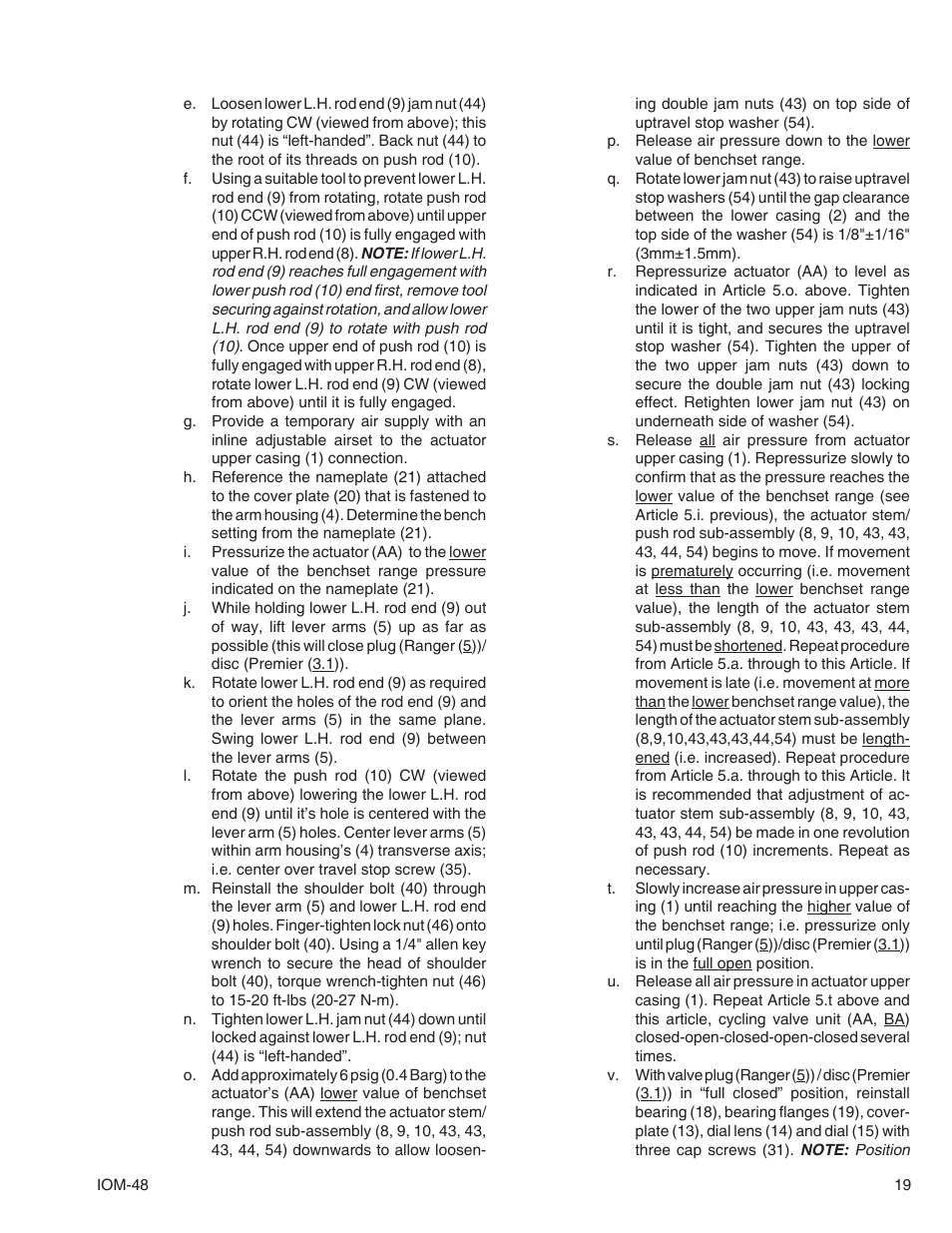 Cashco Premier User Manual | Page 19 / 24