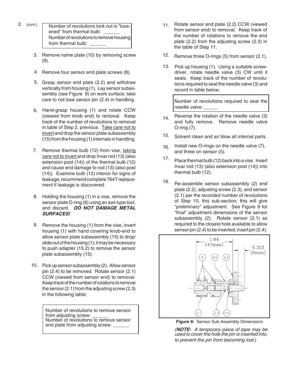 Cashco 764T Temperature Controller User Manual | Page 8 / 16