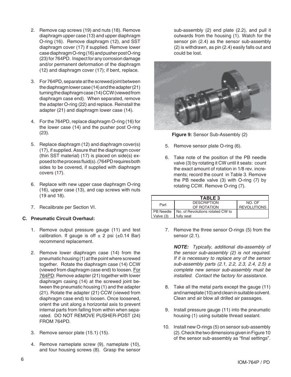 Cashco 764PD Pressure Controller User Manual | Page 6 / 12