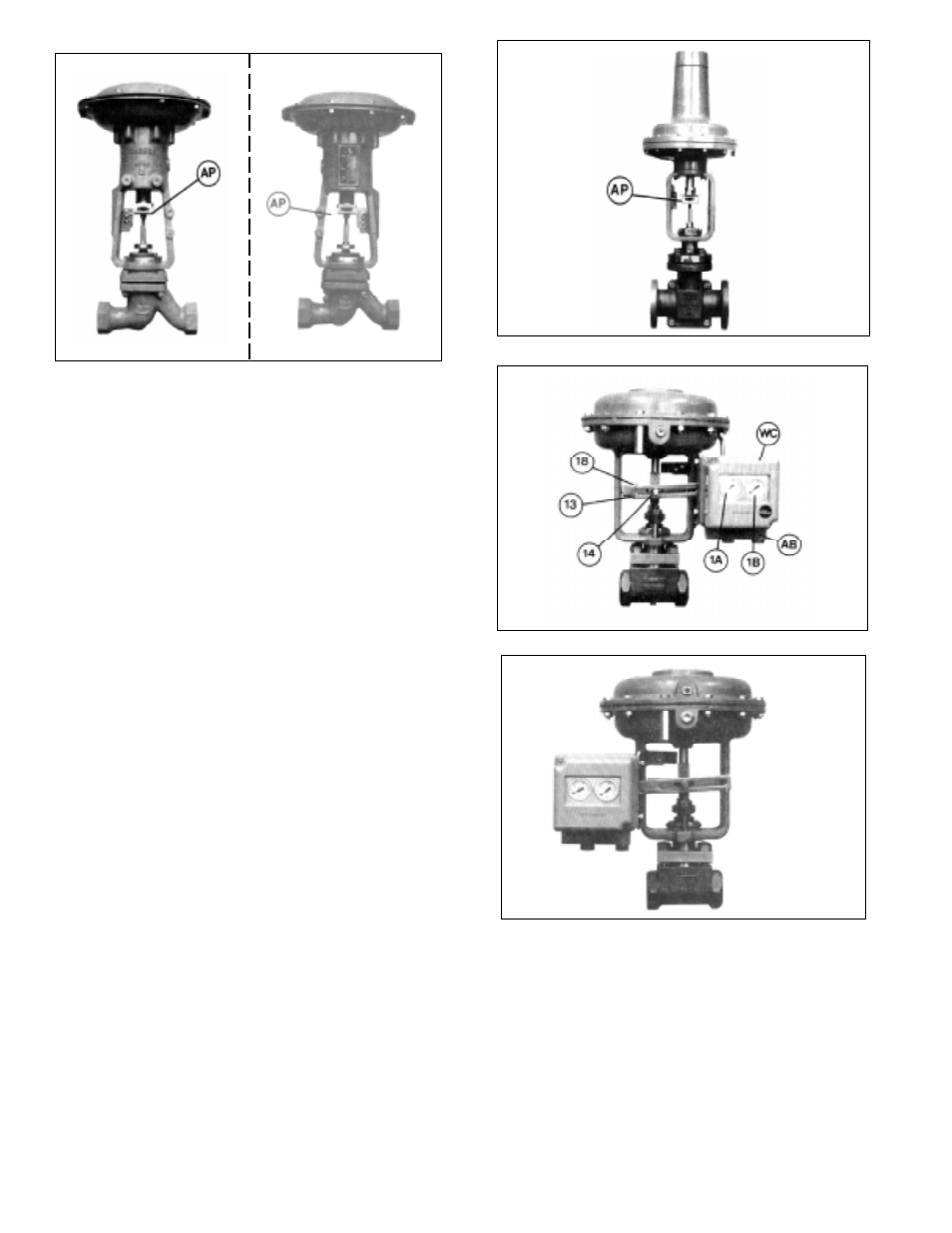Fig. 5b model 964, Fig. 5c model 521, Fig. 6a | Fig. 6b | Cashco 9540L P/P User Manual | Page 4 / 12