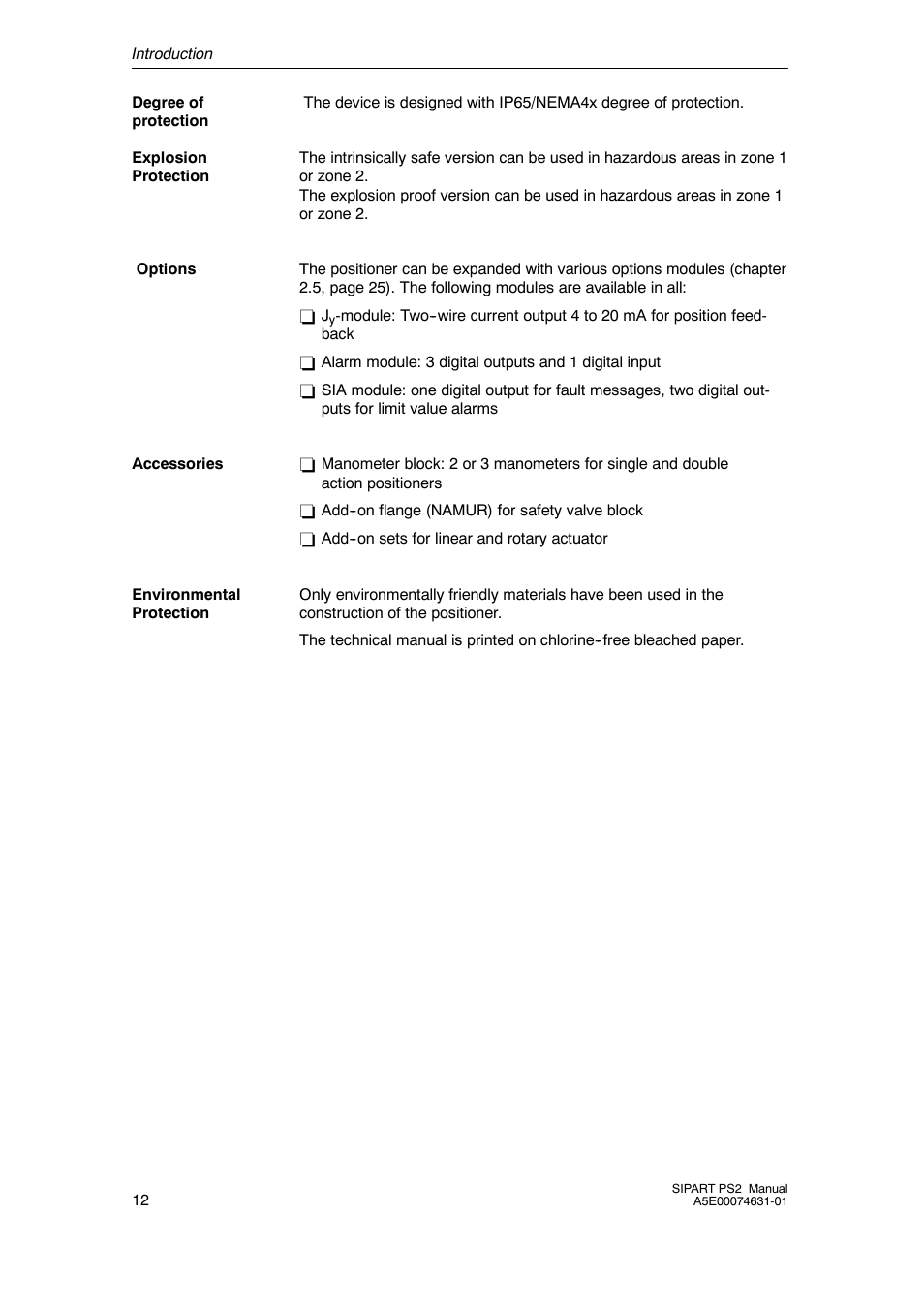 Cashco Siemens PS2 I/P User Manual | Page 12 / 112