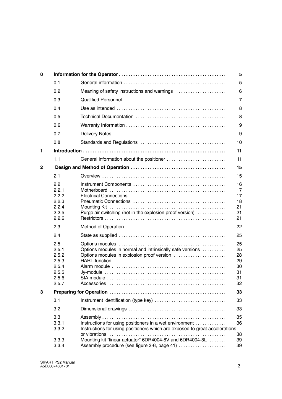 Cashco Siemens PS2 I/P User Manual | Page 3 / 112