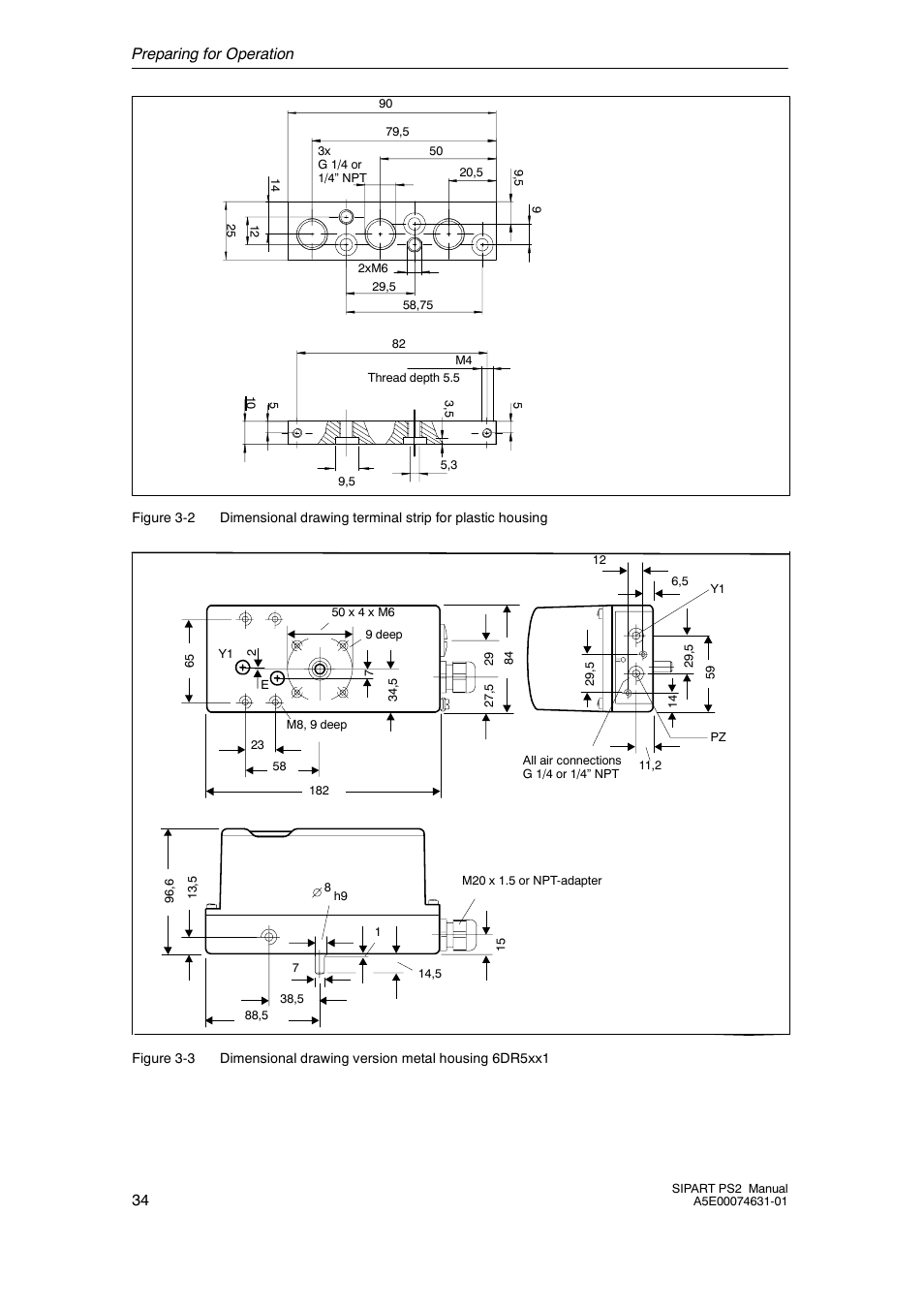 Preparing for operation 34 | Cashco Siemens PS2 I/P User Manual | Page 34 / 112