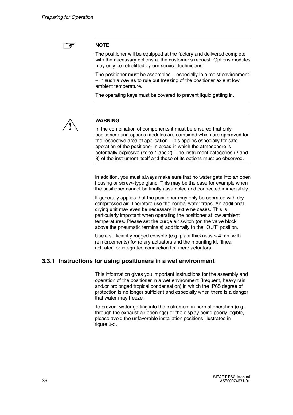 Cashco Siemens PS2 I/P User Manual | Page 36 / 112