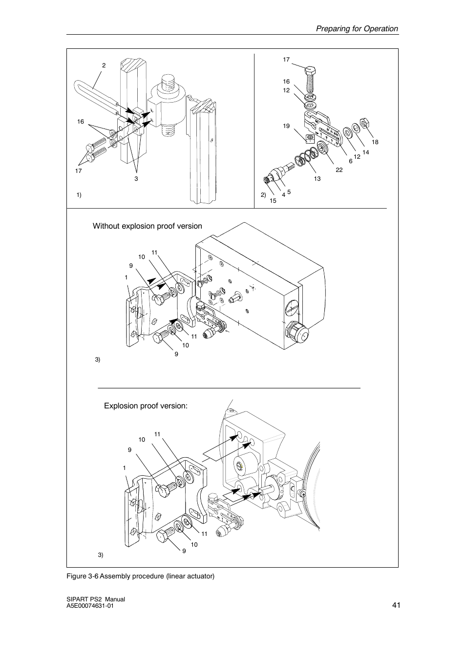 Preparing for operation 41 | Cashco Siemens PS2 I/P User Manual | Page 41 / 112