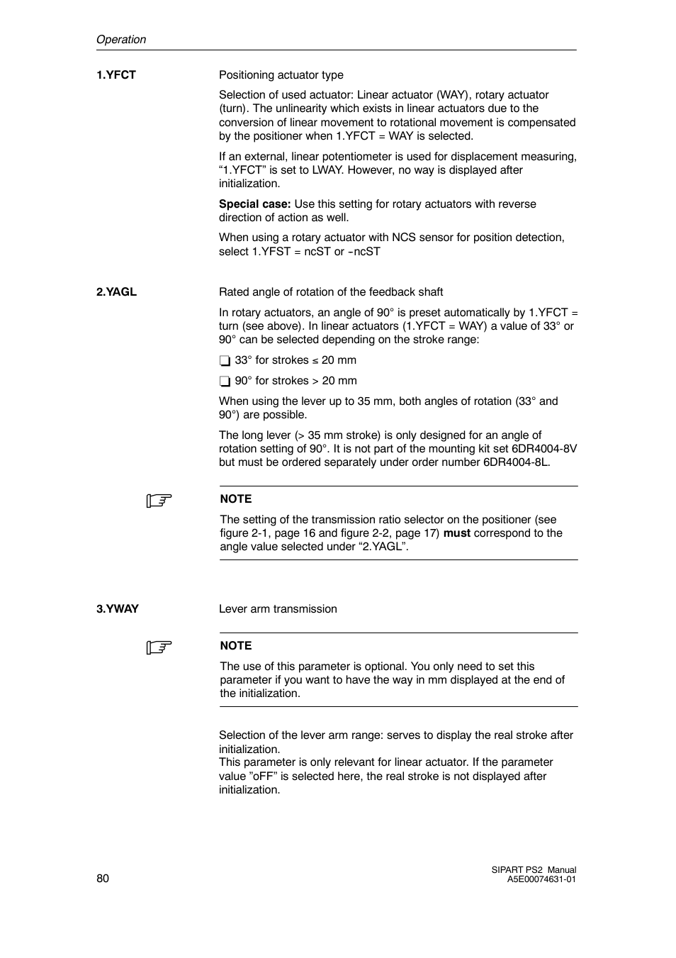 Cashco Siemens PS2 I/P User Manual | Page 80 / 112
