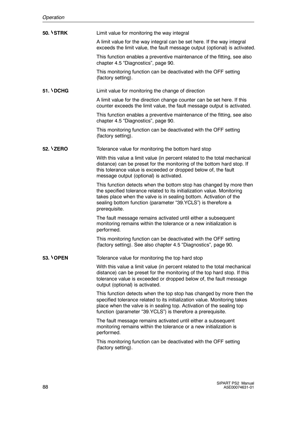 Cashco Siemens PS2 I/P User Manual | Page 88 / 112
