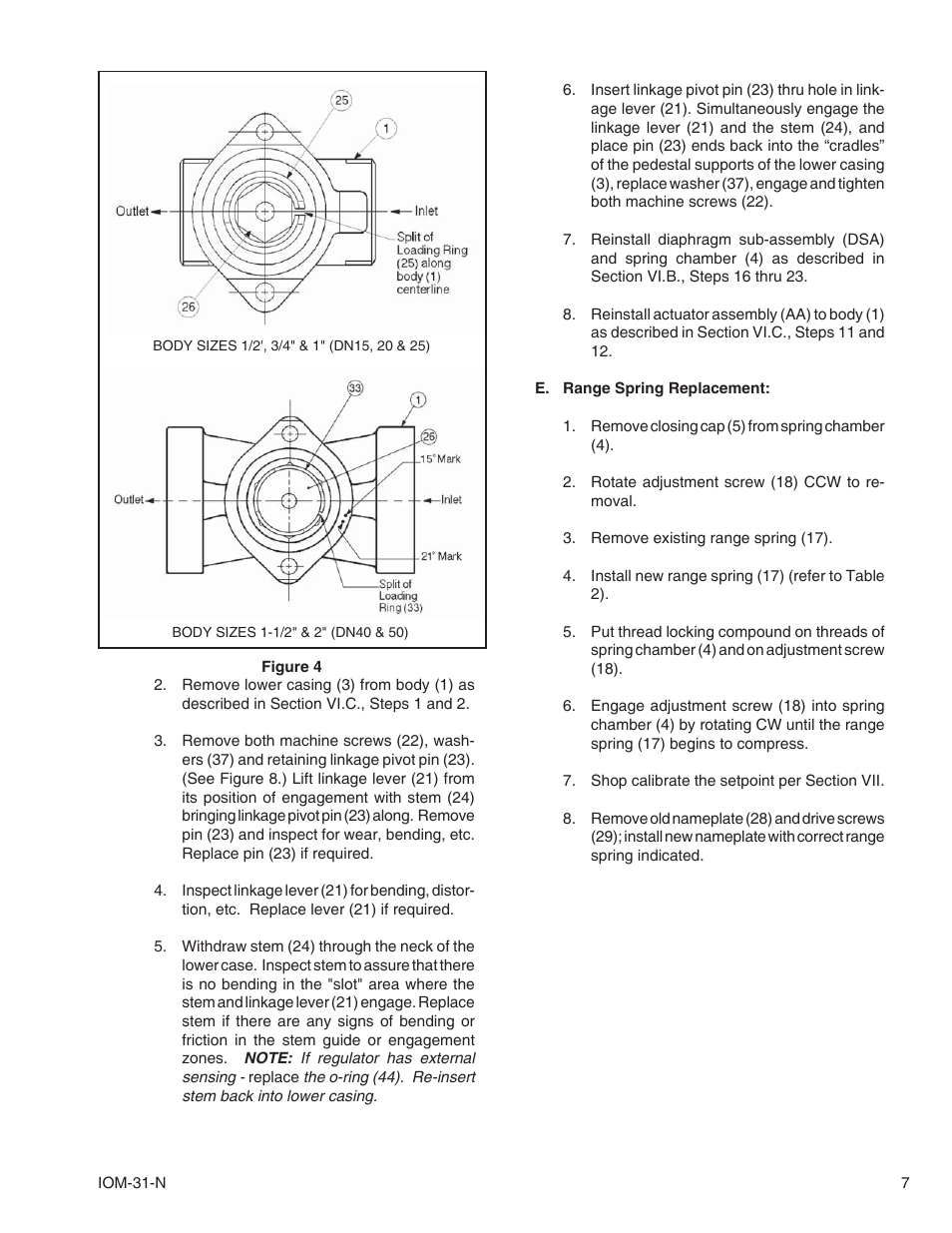 Cashco 31-N User Manual | Page 7 / 12