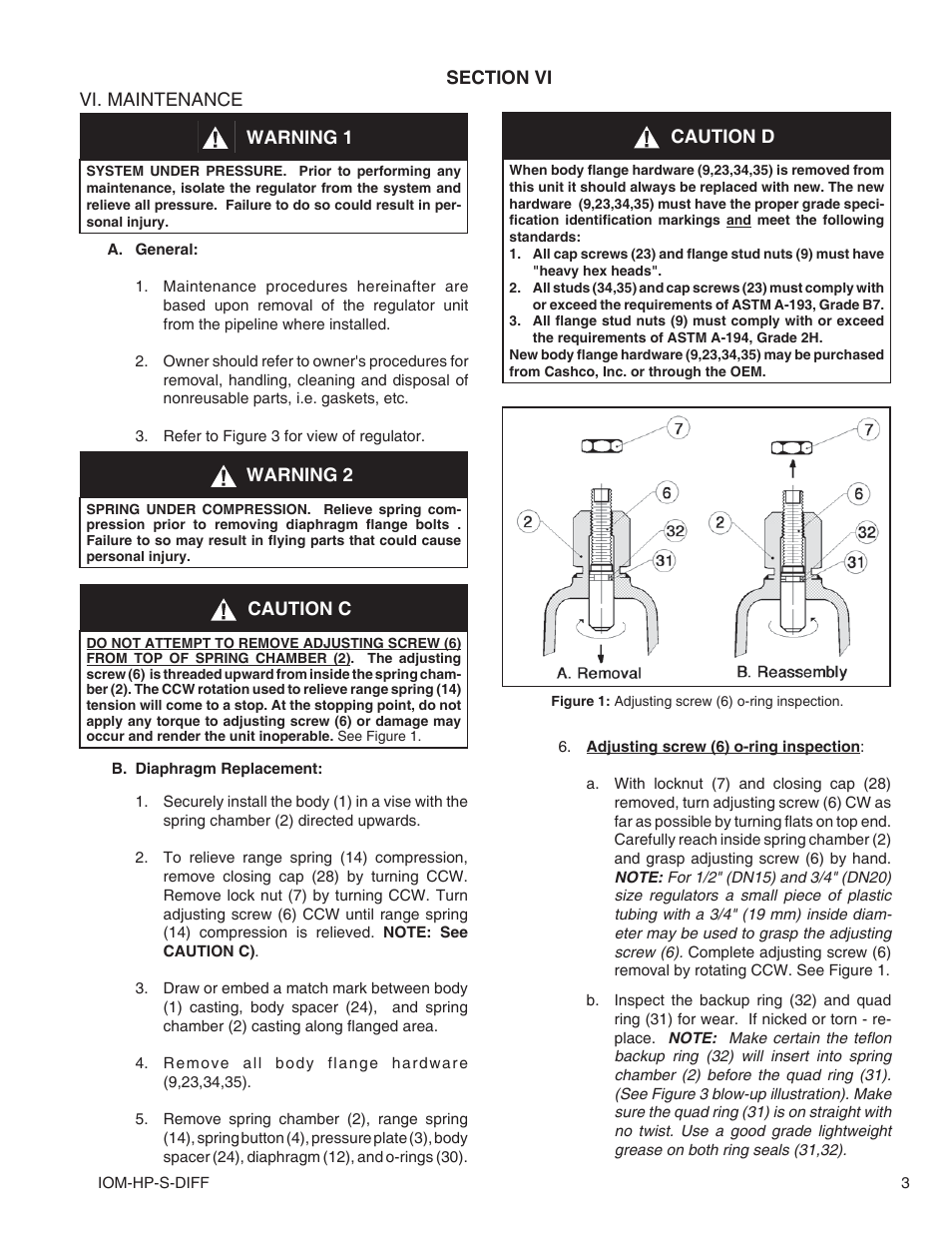 Cashco HP-1+6+S User Manual | Page 3 / 8