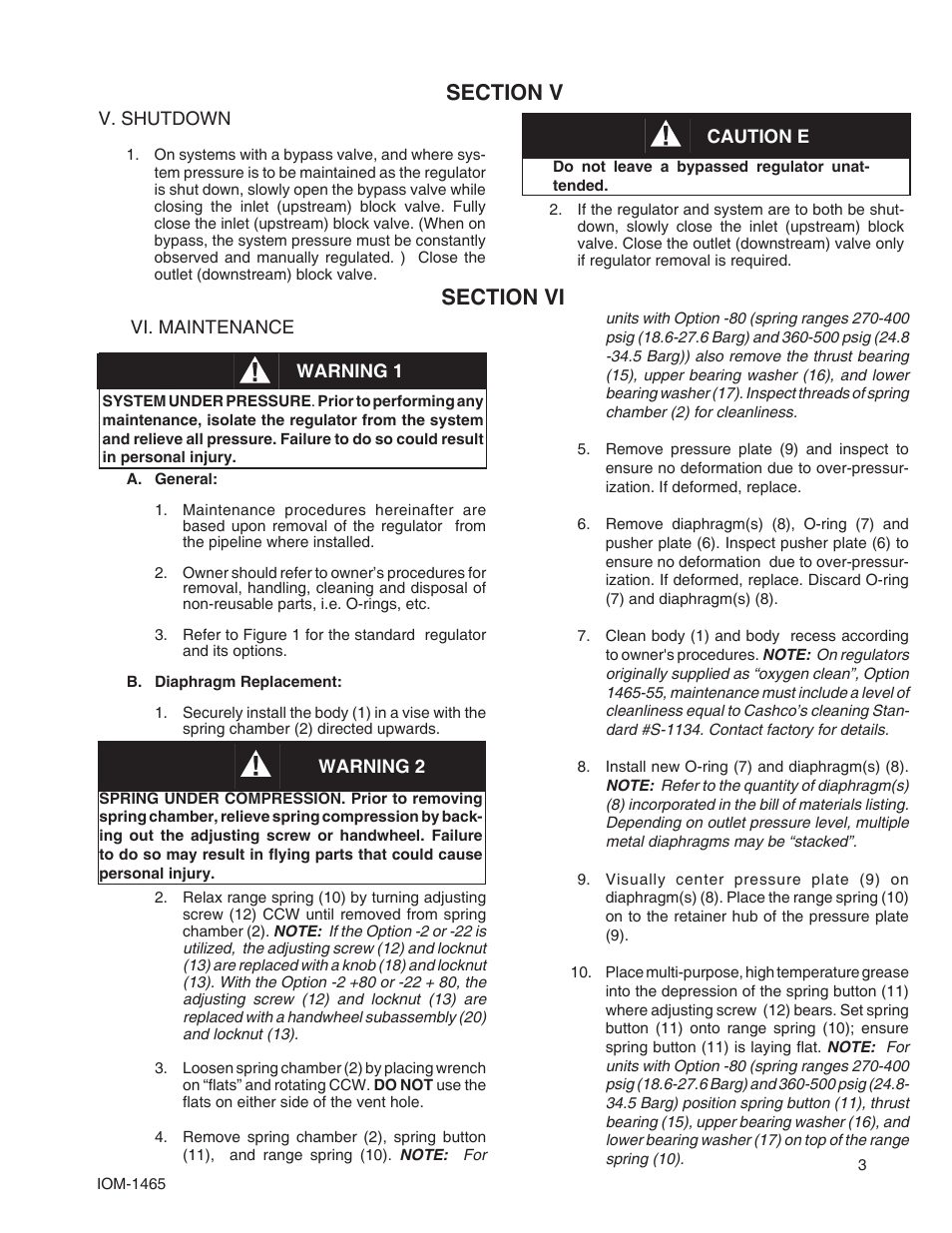 Cashco 1465 User Manual | Page 3 / 8