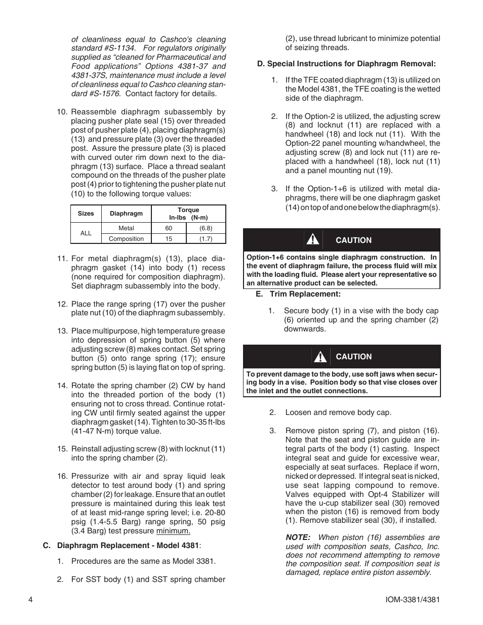 Cashco 3381 User Manual | Page 4 / 8