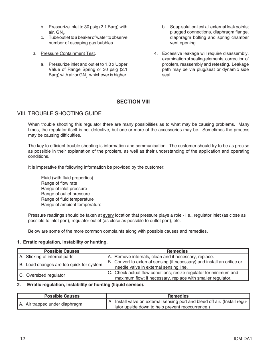 Cashco DA1 User Manual | Page 12 / 16