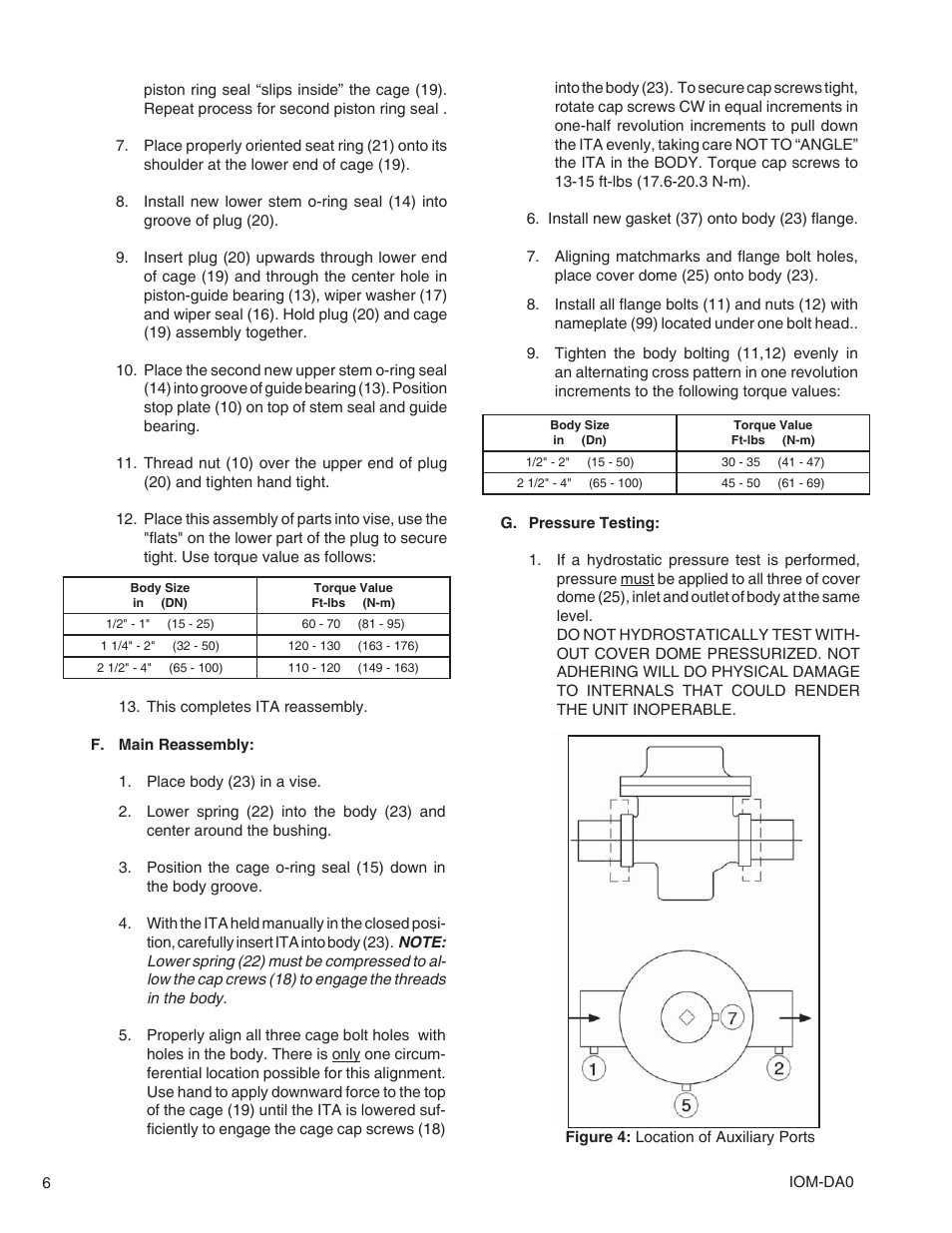 Cashco DA0 User Manual | Page 6 / 12