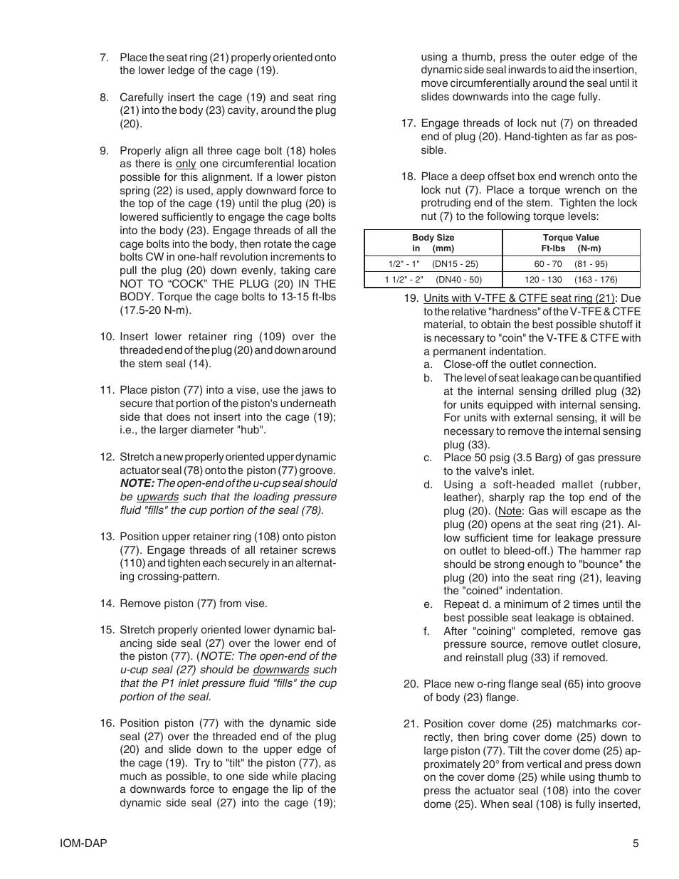 Cashco DAP User Manual | Page 5 / 12