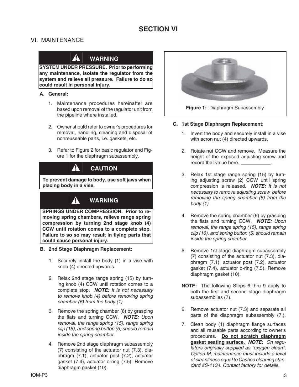 Cashco P3 User Manual | Page 3 / 8