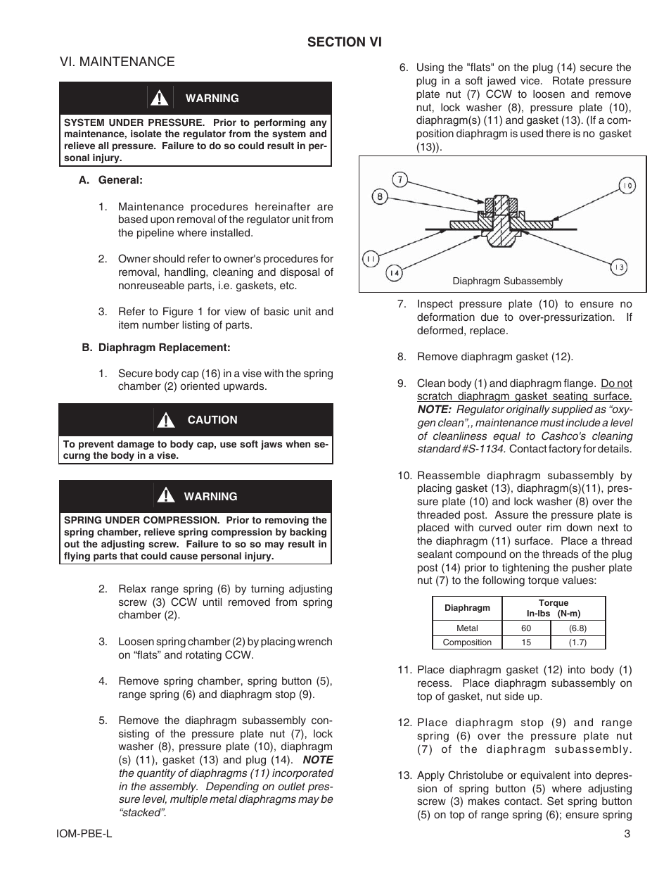 Cashco PBE-L Pressure Build Economizer User Manual | Page 3 / 8