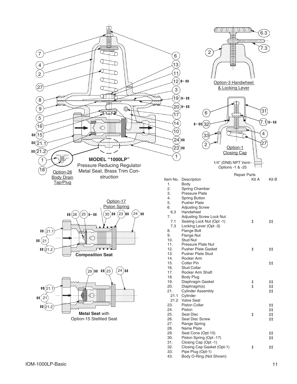 Cashco 1000 LP User Manual | Page 11 / 12