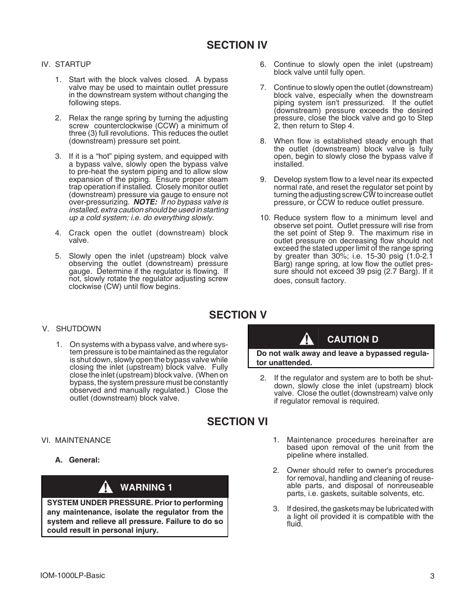 Cashco 1000 LP User Manual | Page 3 / 12